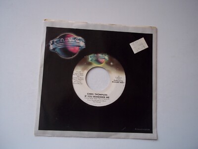 CHRIS THOMPSON If You Remember Me; Theme From THE CHAMP 45 RPM Record  7'' Single