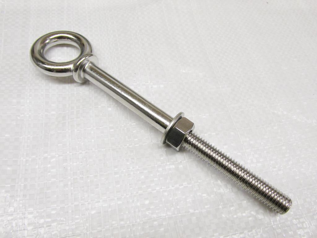 Stainless Steel Shoulder Eyebolt 16MM x 152MM (Marine Rope Rigging Screw)