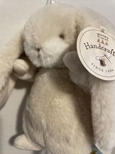 Bunnies by the Bay 8 Tiny Cream Nibble Bunny Super Soft Cuddle Lovey Plush RARE