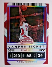 2020-21 CONTENDERS DRAFT CAMPUS TICKET VARIATION PAUL GEORGE