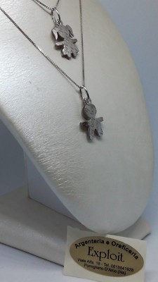 Collana Nome Personalizzabile E Zircone Colorato - Jewels