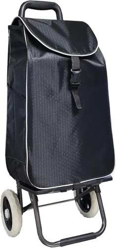 Replacement Bag for Shopping Cart - Waterproof Trolley Bags, 31L (Black) - Picture 8 of 8