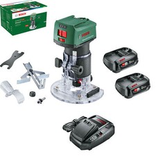 Image of Bosch ADVANCEDTRIMROUTER 18V-8 P4A 18v Cordless Trim Router 2 x 2.5ah Li-ion