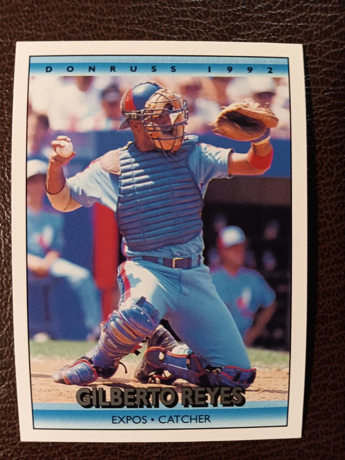 GILBERTO REYES MONTREAL EXPOS 1992 DONRUSS BASEBALL CARD #381