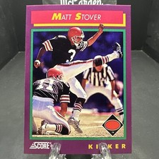 1992 Score Matt Stover #201 Cleveland Browns
