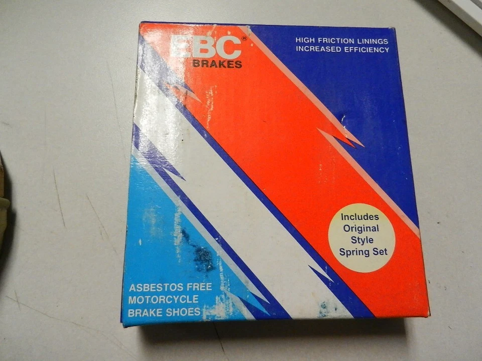 Zapata de freno NOS EBC compatible con: Kawasaki 80-82 KDX175 83-84 KDX250 76-83 KE125 EBC602 Foto 2 de 4