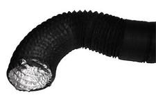 Alu / PVC Schlauch 100mm / 10m, Aluflexrohr Lüftungsrohr flexibel (2,19 EUR/m)