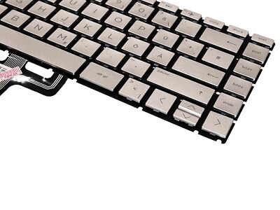 DE - Gold Tastatur mit Beleuchtung für HP Pavilion 14-ce0300ng, 14-ce2004ng