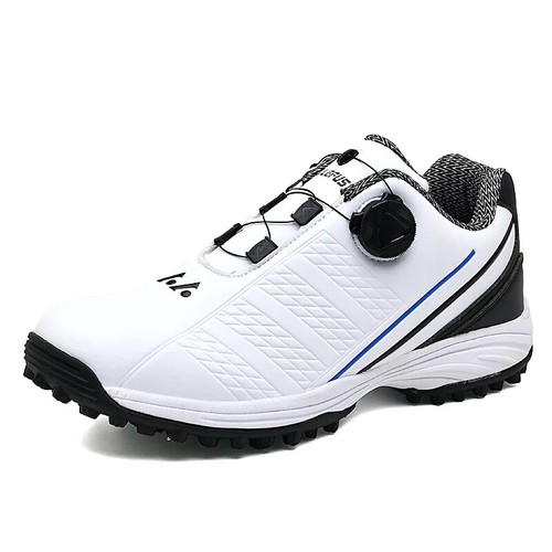 Männer Sports Golfs Chuhe Anti-Rutsch-Spikes Golf Training Leder Wanderschuhe - Picture 28 of 30