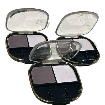 3X Max Factor High Definition Eye Shadow  Duo Plum Lilac No Applicator