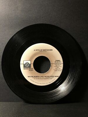 1976 Walter Murphy & The Big Apple Band A FIFTH OF BEETHOVEN (45RPM 7 ) (J218)