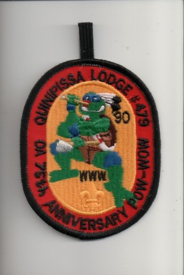 Lodge 479 Quinipissa EX1990-1 75th Anniversary Pow-Wow OA patch