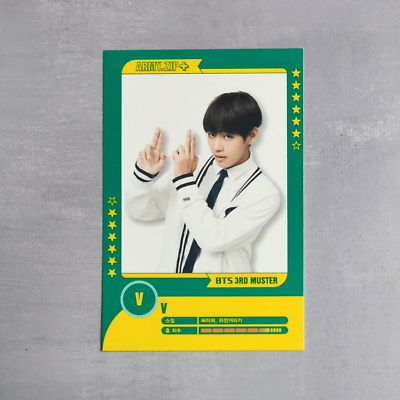 BTS 3rd Muster Seoul ARMY Zip+ Official Player Card Set - V