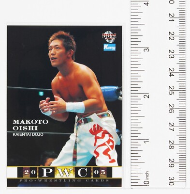 MAKOTO OISHI - 2005 BBM Pro-Wrestling Trading Card | eBay