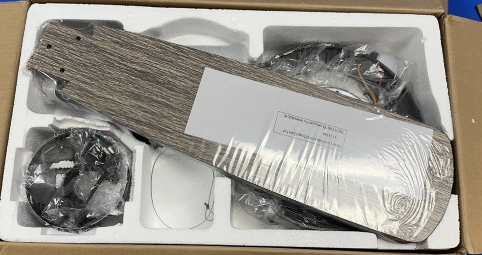 Monte Carlo - Discus Ornate 52 in. LED Indoor Aged Pewter Ceiling Fan - Image 3 of 4