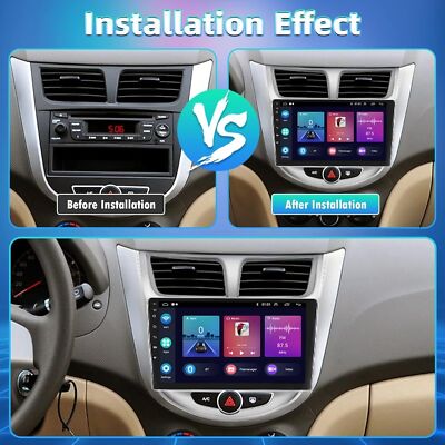 32G Fit for Carplay Upgraded Radio for Hyundai Accent Verna Solaris 2011-19