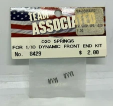 Team Associated 8429 Front .020 Springs For Dynamic Front End Kit on RC10L NIP