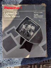2x2 Slide Viewer for 35mm Film. Pana-Vue 1 Lighted Model.