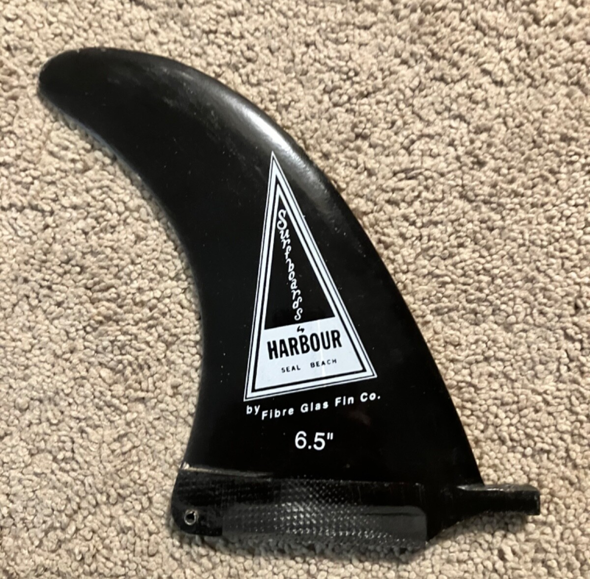 Vintage 70s Harbour Surfboard Single Fin 6.5