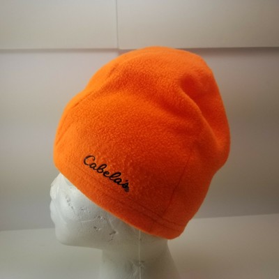 blaze orange hunting beanie