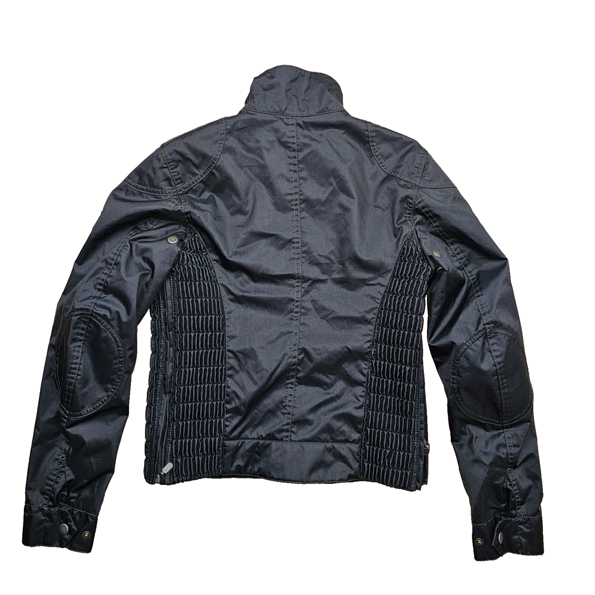 90s BELSTAFF 1969GANGSTER  オイルドジャケット Belstaff Jacket Womens Black Full Zip Gold Label Gangster