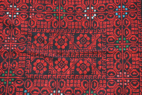 Egyptian Palestinian Bedouin Tablecloth-Hand Stitched embroidered Tablecloth - Picture 3 of 8