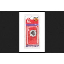 Smith-Cooper 1/4 in. FPT x 1/4 in. Dia. FPT Stainless Steel Cap