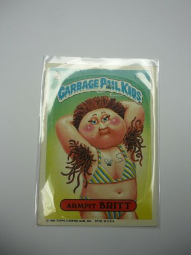 1986 Garbage Pail Kids Series 4  Armpit Britt #126a   Puzzle - Afbeelding 1 van 3