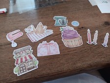 6X PAPER DIE CUTS FOR SCRAPBOOKING/JOURNALS MIXED PD156 