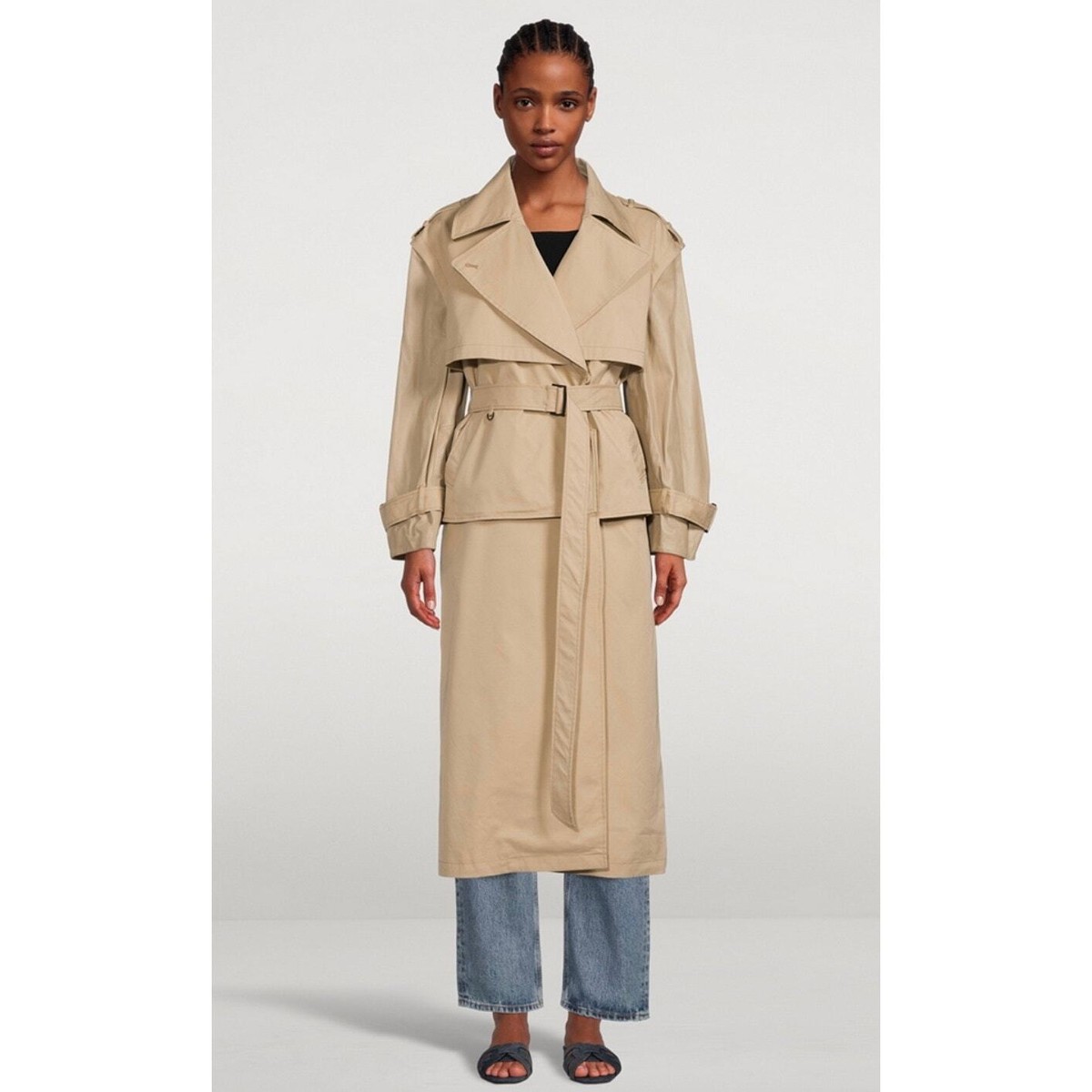 MACKAGE NWT Women's McKenna 4-in-1 Modular Double Breasted Trench