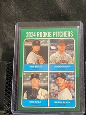 Black Miller Avila Roupp RC 2024 Topps Heritage High # Green border #617