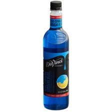 DaVinci Gourmet Classic Blue Curacao Flavoring Syrup 750 mL 711SYP4BLCUR