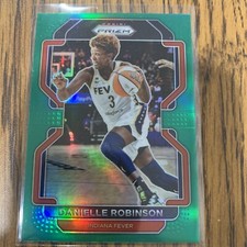 2022 Panini WNBA Prizm Green Indiana Fever Danielle Robinson No. 5