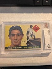 1955 Topps - Sandy Koufax #123 (Rookie Card). rookie card picture