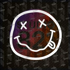 Nirvana Smiley Face Vinyl Decal Sticker - Die Cut Grunge music rock 90s