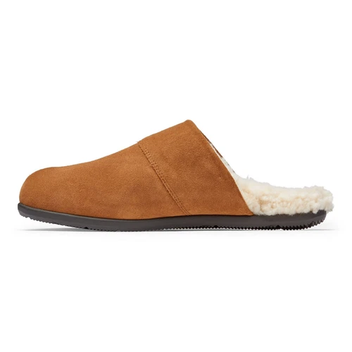 Vionic Alfons Men's Orthotic Comfort Slipper Toffee - 9 Medium - Picture 2 of 6
