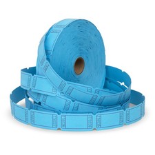 Blank Raffle Tickets Single Roll 2000 Count Blue Carnival Events Party Props