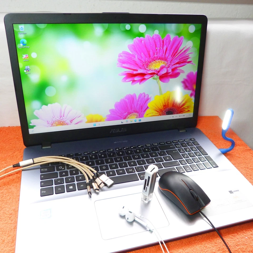 XL SET I Asus F705 VivoBook 17 Zoll l 2TB SSD HDD Windows 11 l 16GB RAM NEU USBC - Bild 2 von 4