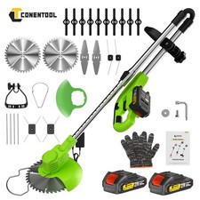 5 in 1 Cordless Strimmer Telescopic Lightweight Grass Trimmer with 2 Battery 21V