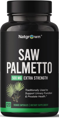 Saw Palmetto Prostate Supplement for Men - DHT Blocker for Hair Growth and De...