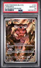 PSA 10 Landorus 131/086 Blk black Bolt ILLUSTRATION RARE