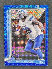 2025 Topps Chrome Tate Ratledge Rookie RC Blue Geometric Refractor /150 Lions