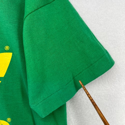 ADIDAS Shirt Mens L Originals Adicolor Trefoil 80s Single Stitch Green USA VTG by Adidas, $74.99 - Photo 7