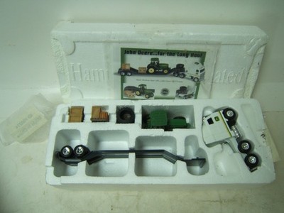 Hamilton Authenticated Ertl John Deere 7810 Tractor Mack Semi-trailer MIB 1/64