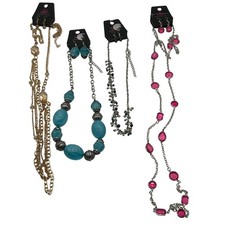 Paparazzi Jewelry Lot: 4 Necklaces 4 Earrings Sets - Statement Fashion NEW