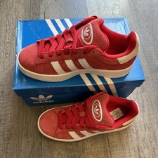 Adidas Campus 00s J Scarlet Red White Kids 6Y Women 7.5 IG1230 Chunky Shoes New