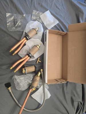 #ad #ad Delta R4707 PX PEX Crimp Roman Tub Filler Rough in Valve Missing Instructions $175.00
