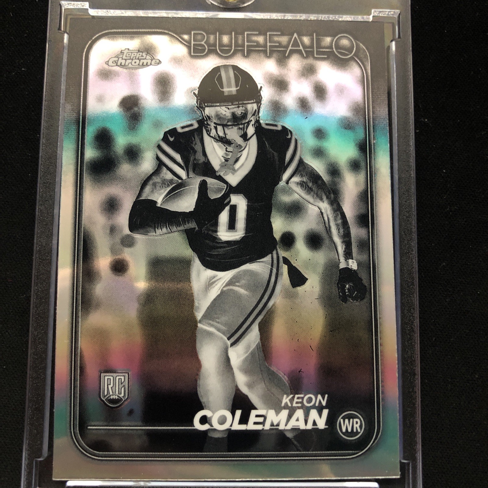 2024 Topps Chrome - Rookies Keon Coleman #209 Negative Refractor (RC)