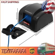 45 LBS Boat Anchor Winch Electric Marine Winch With Wireless Remote Free Fall