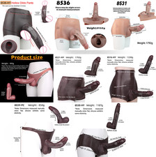 Silicone Pants Hollow Realistic Sheath Wearable Penis Sleeve Male penis Enlarger